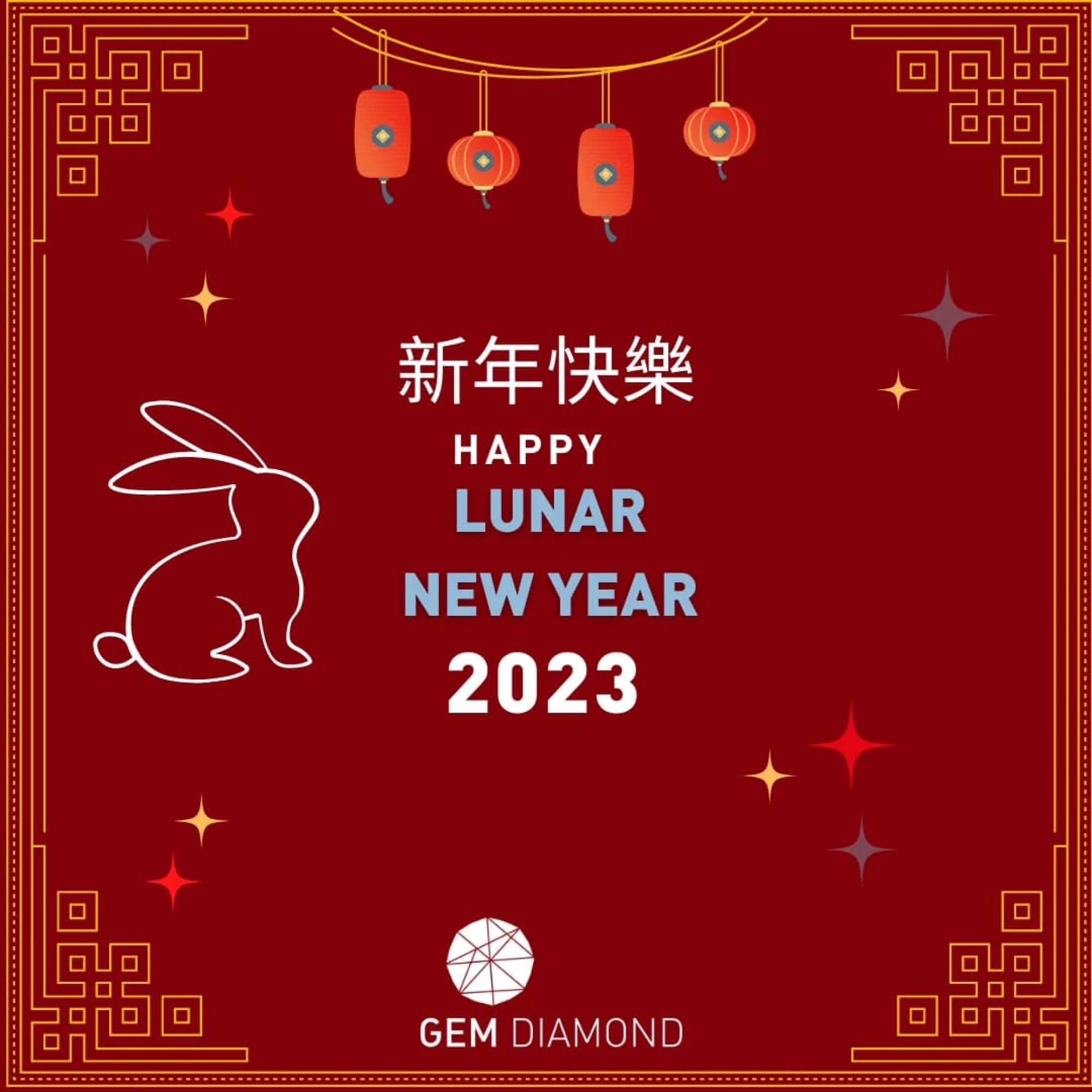 Happy Lunar New Year Year of the Rabbit News GEM DIAMOND